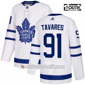 Barn Ishockey Toronto Maple Leafs Tröja John Tavares 91 Adidas Vit Authentic